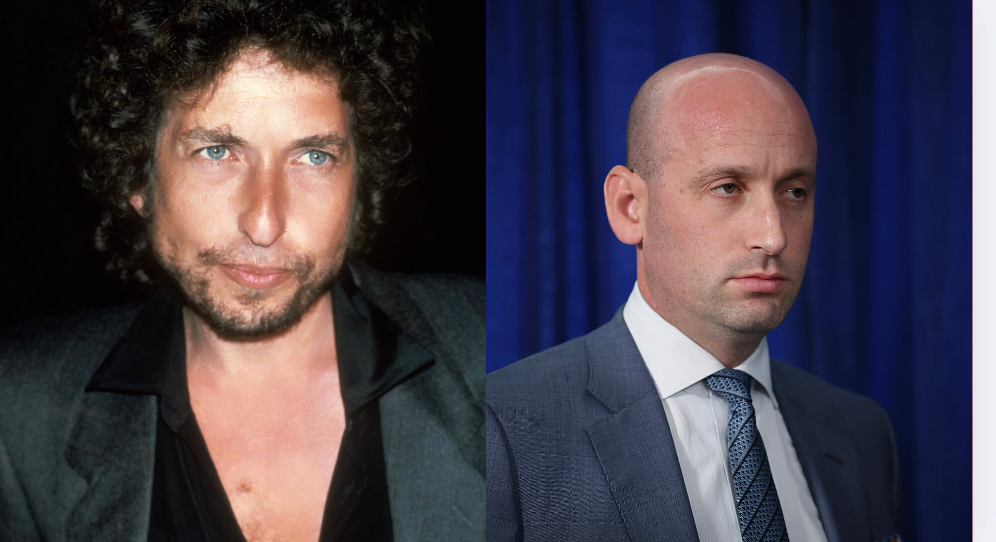 Lyrics from Bob Dylan's 1983 album 'Infidels' seem to anticipate Stephen Miller's strongman philosophy regarding Greenland.