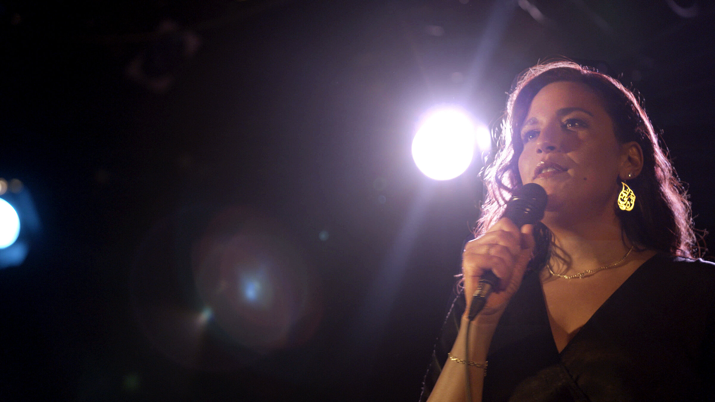 Israeli comedian and activist Noam Shuster Eliassi in 'Coexistence, My Ass,' a new documentary about her life.