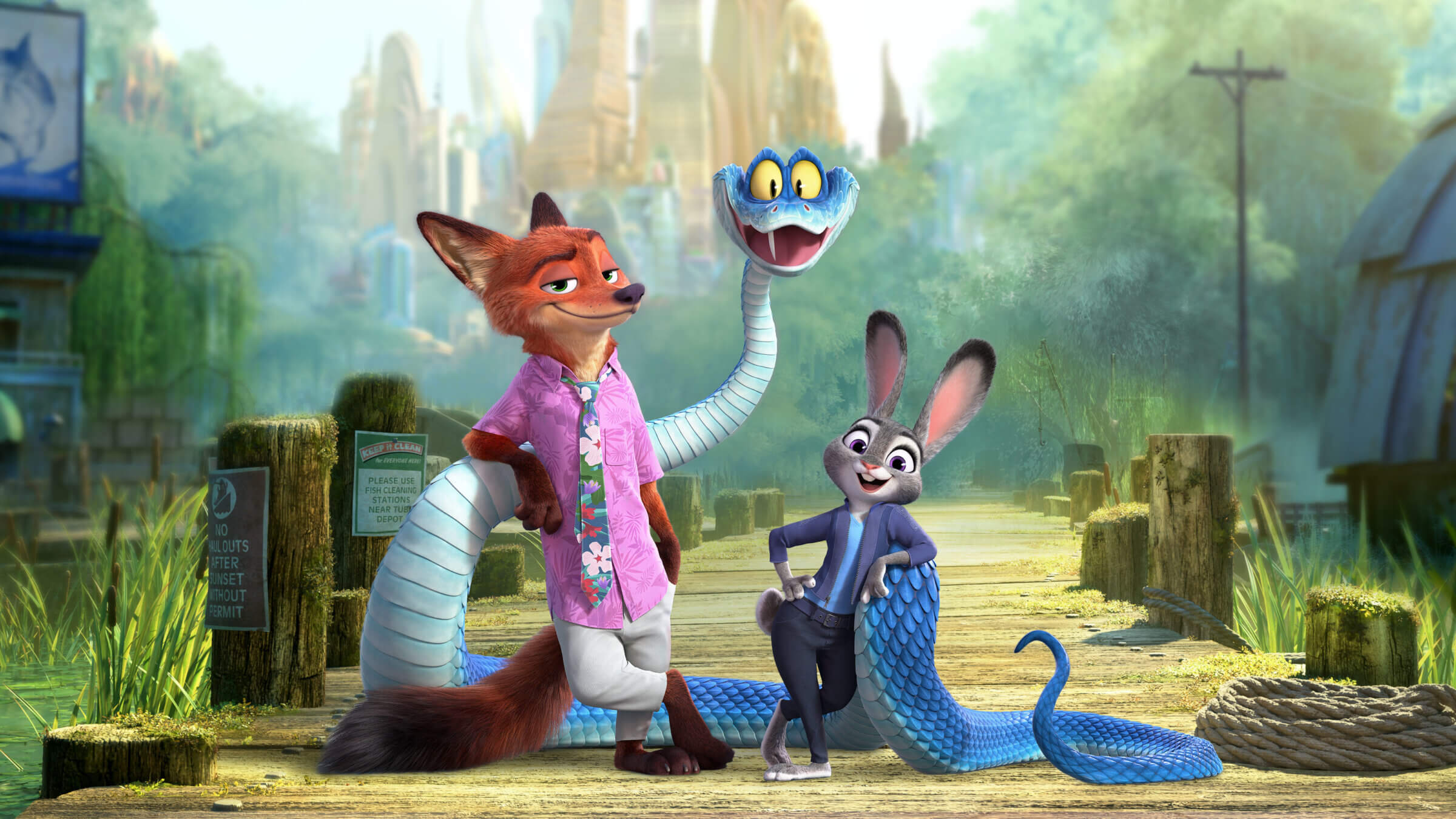 In <i>Zootopia 2</i>, Nick Wilde and Judy Hopps team up with Gary De'Snake to uncover a sinister plot.